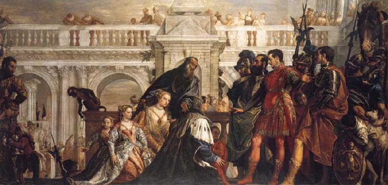 Paolo  Veronese The Family fo Darius Before Alexander the Great France oil painting art